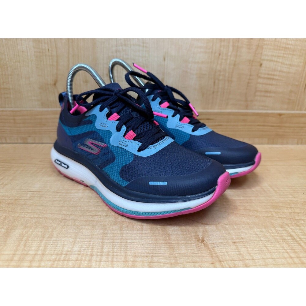 Skechers GO WALK Workout Walker Galaxy Motion (124939) NVMT Women's Size 6 EUC